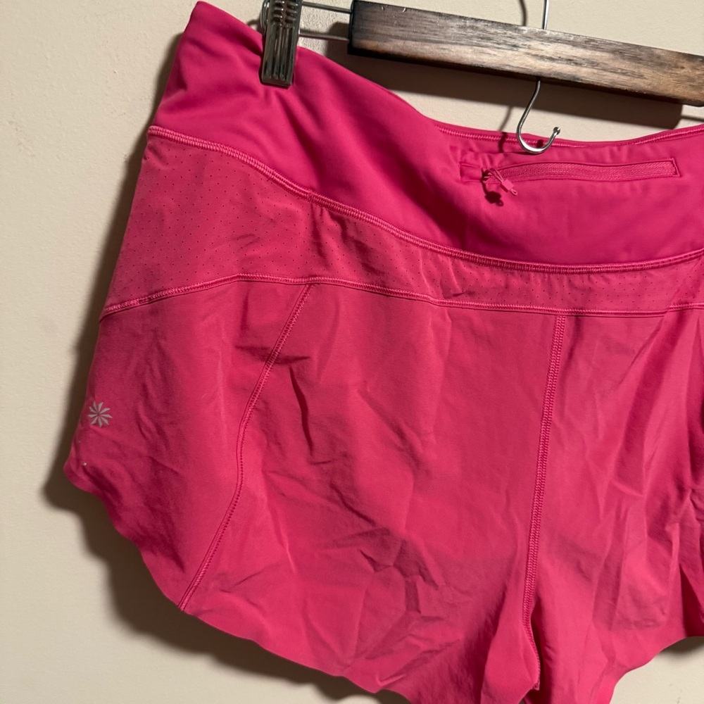Athleta Run With It 3.5” Short in Salvia Pink- Size XL - Picture 4 of 8